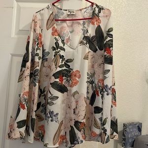 Show Me Your Mumu bell sleeve tunic shirt